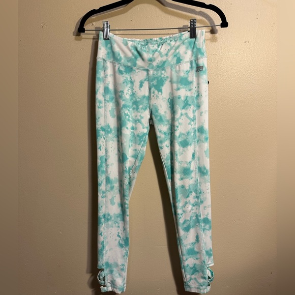 Mint Tie-Dye High Rise Active Leggings - Picture 2 of 4
